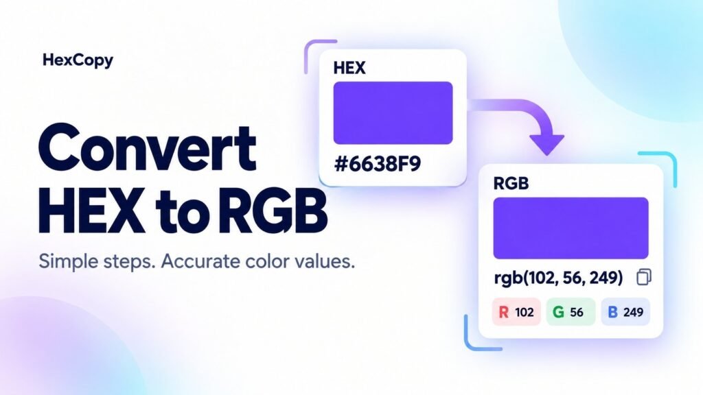 HEX color #6638F9 converted to RGB values 102, 56 and 249, showing the same violet color.